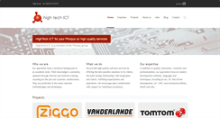 Desktop Screenshot of hightechict.nl